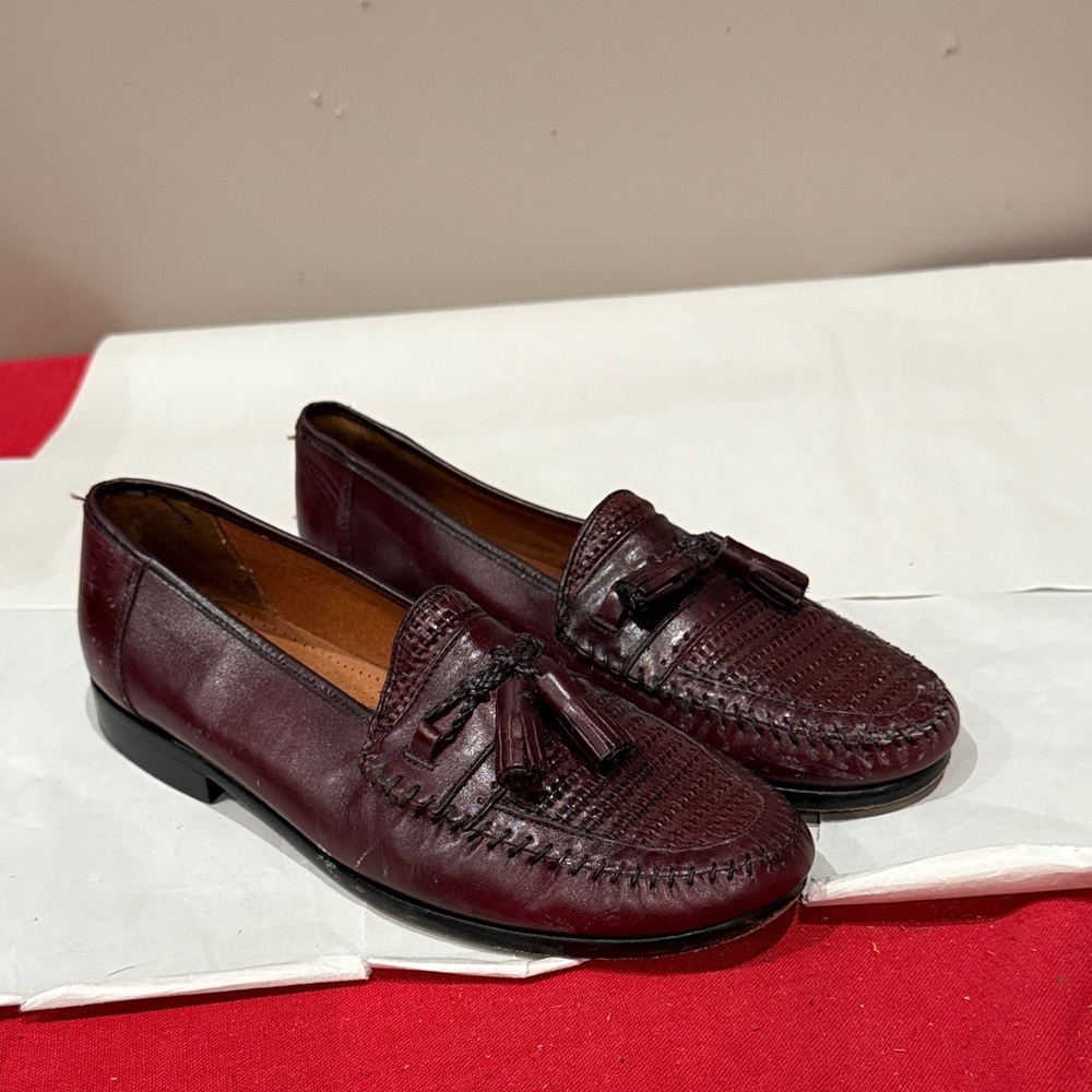 Nordstrom Men's Tassel Loafers in Deep Burgundy